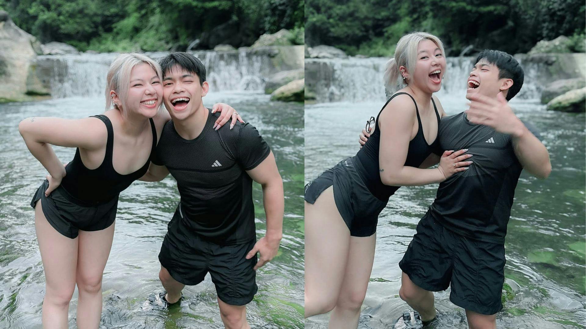 Golden retreat: Carlos Yulo and girlfriend Chloe enjoy nature adventure in Tanay